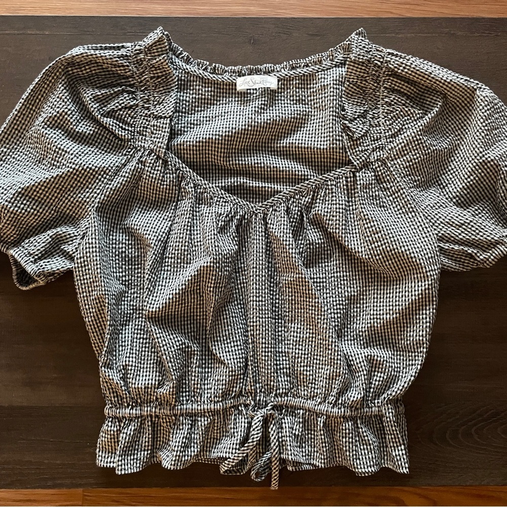 LoveShackFancy Gingham Top (Size XS)